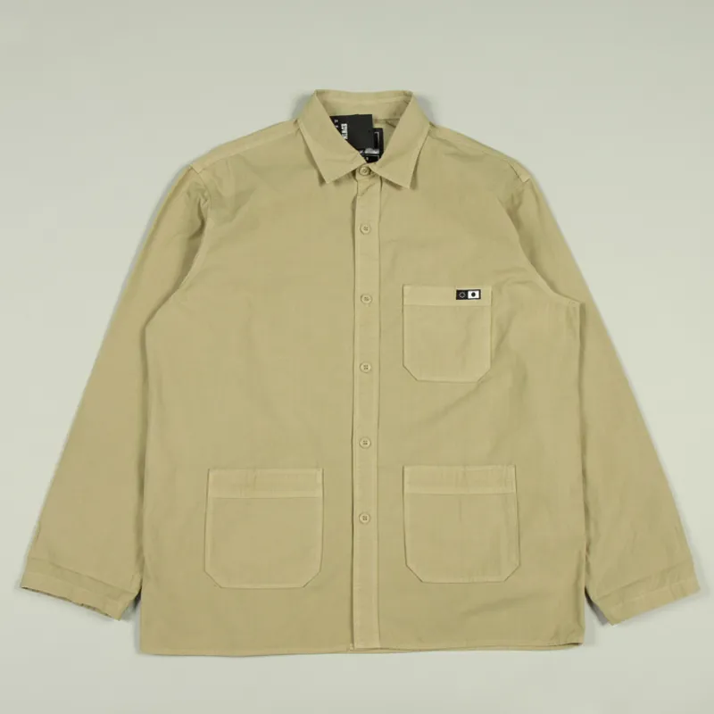 Edwin Major Shirt Rip Stop - Desert Garment Washed